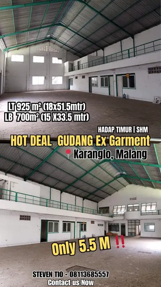 Karanglo singosari malang  hanya 5mnt dr exit tol singosari