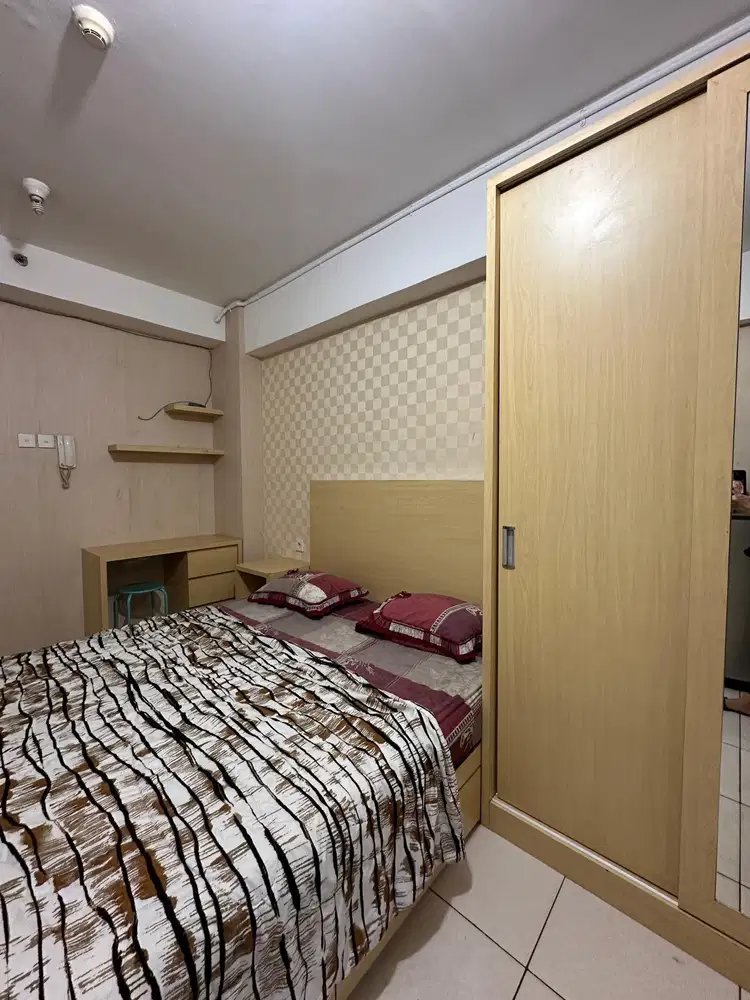 disewakan studio apartemen greenbay pluit tower borneo furnished
