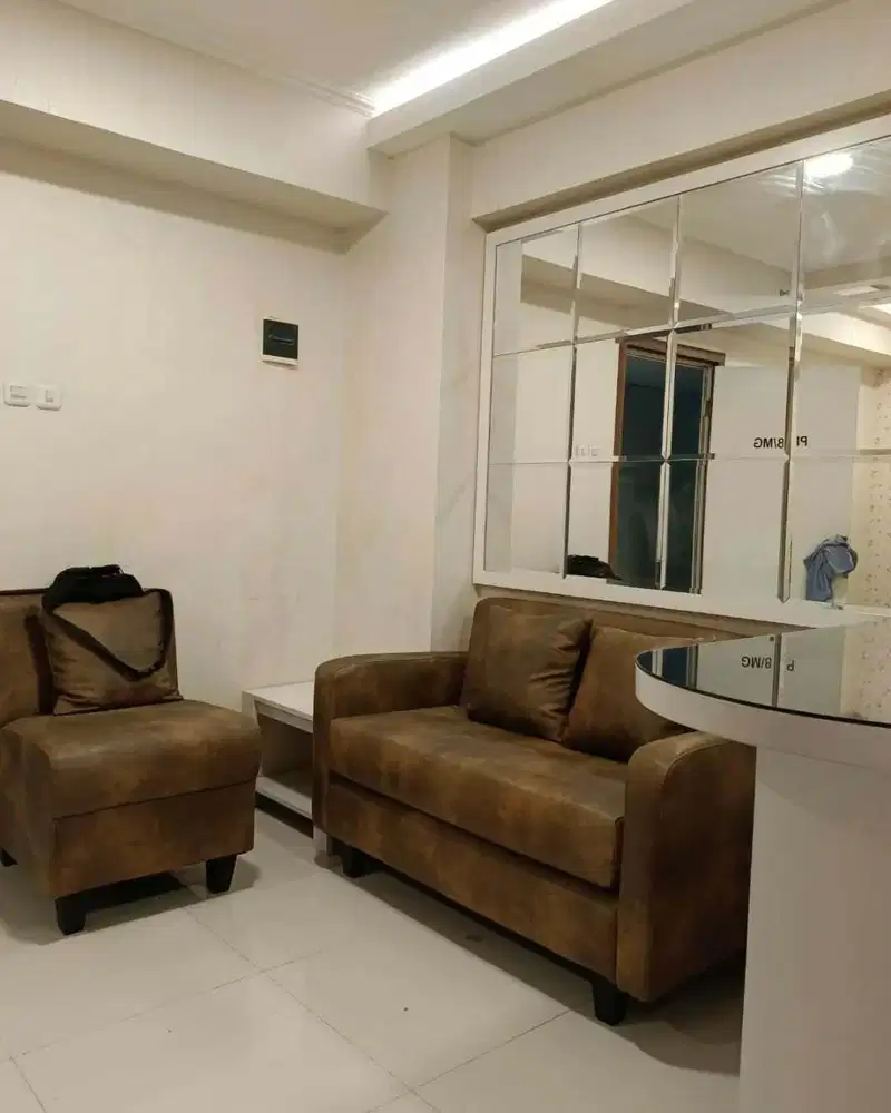Apartment green pramuka residence 2 BR full furnished unit pino