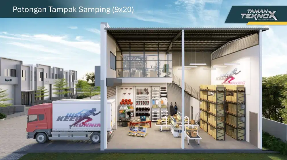 Ready Ruko Gudang Multigun Discount 8.5% di Taman Tekno X BSD City