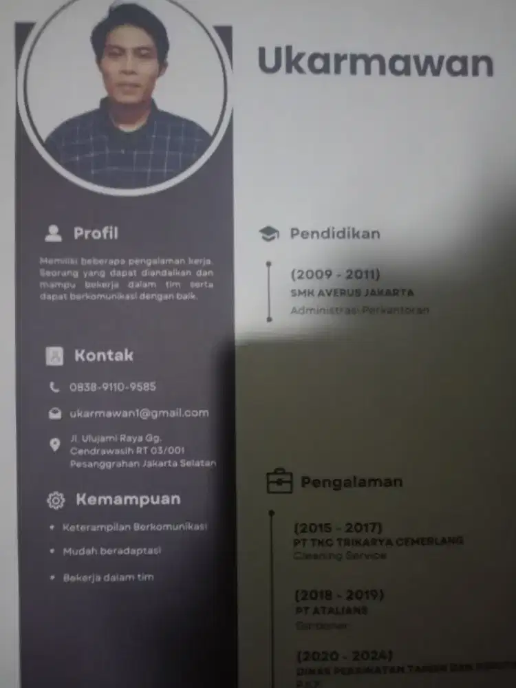 Mencari pekerjaan