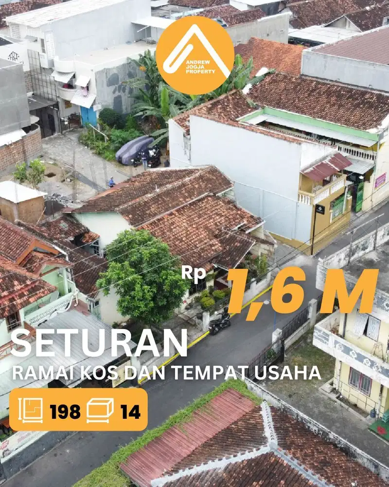 Jual Tanah Seturan Dekat UPN Ramai Kos dan Tempat Usaha