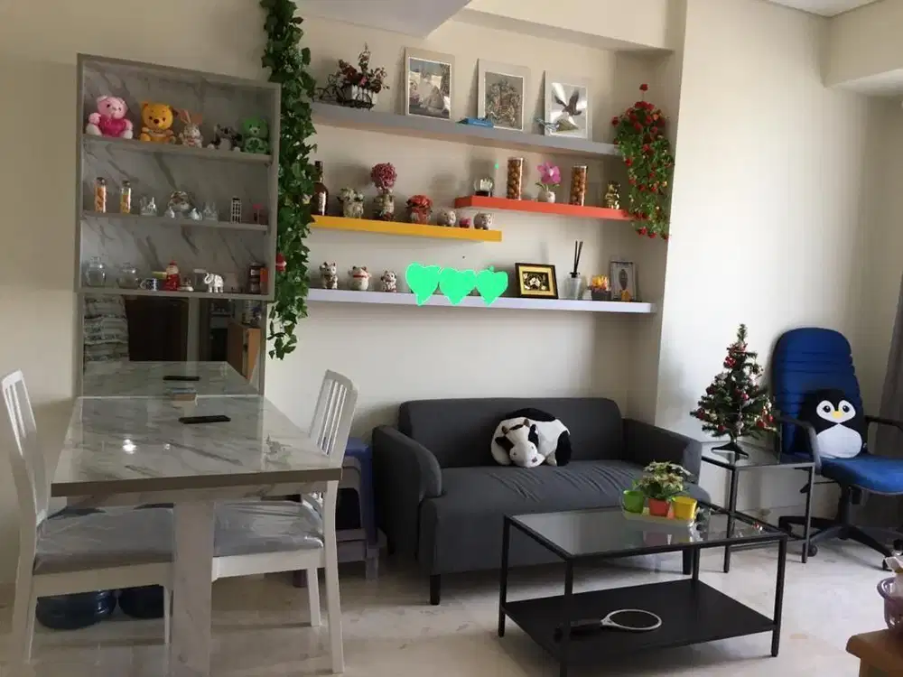 Dijual 2BR Furnished Apt. Puri Orchard lt. rendah View City