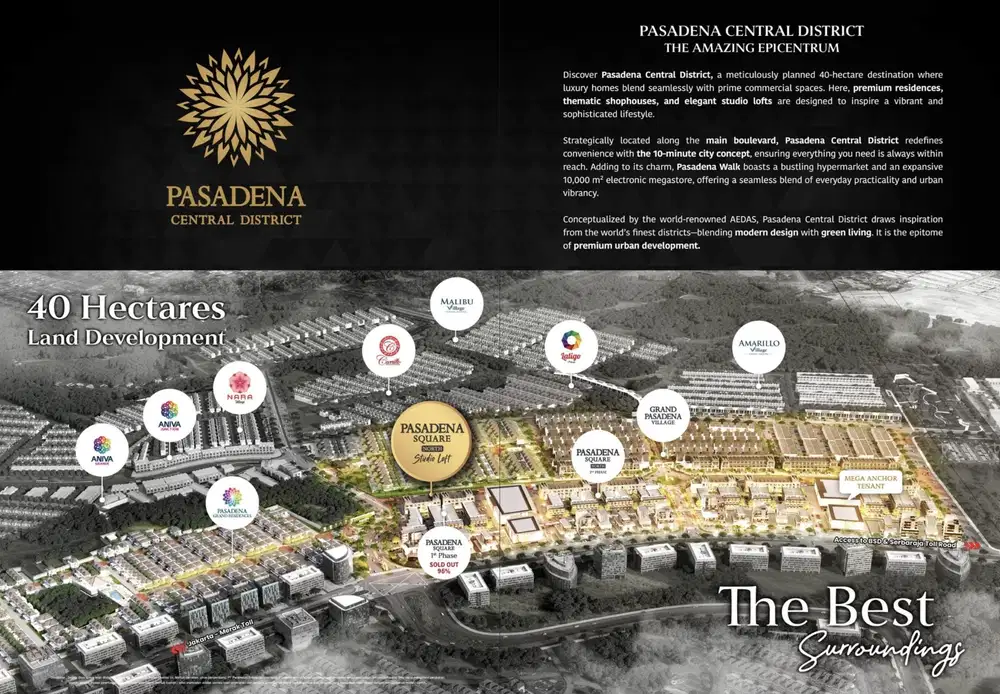 Ruko baru DP bisa Dicicil - Pasadena Studio Loft Gading Serpong