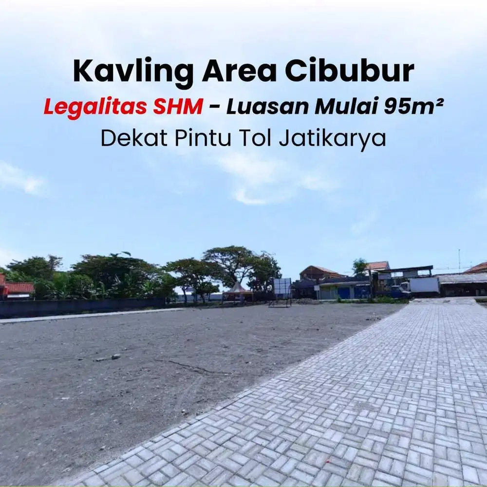 Fasum Jalan Cor Beton 5 meter, Tanah Kavling Gunung Putri. Bogor