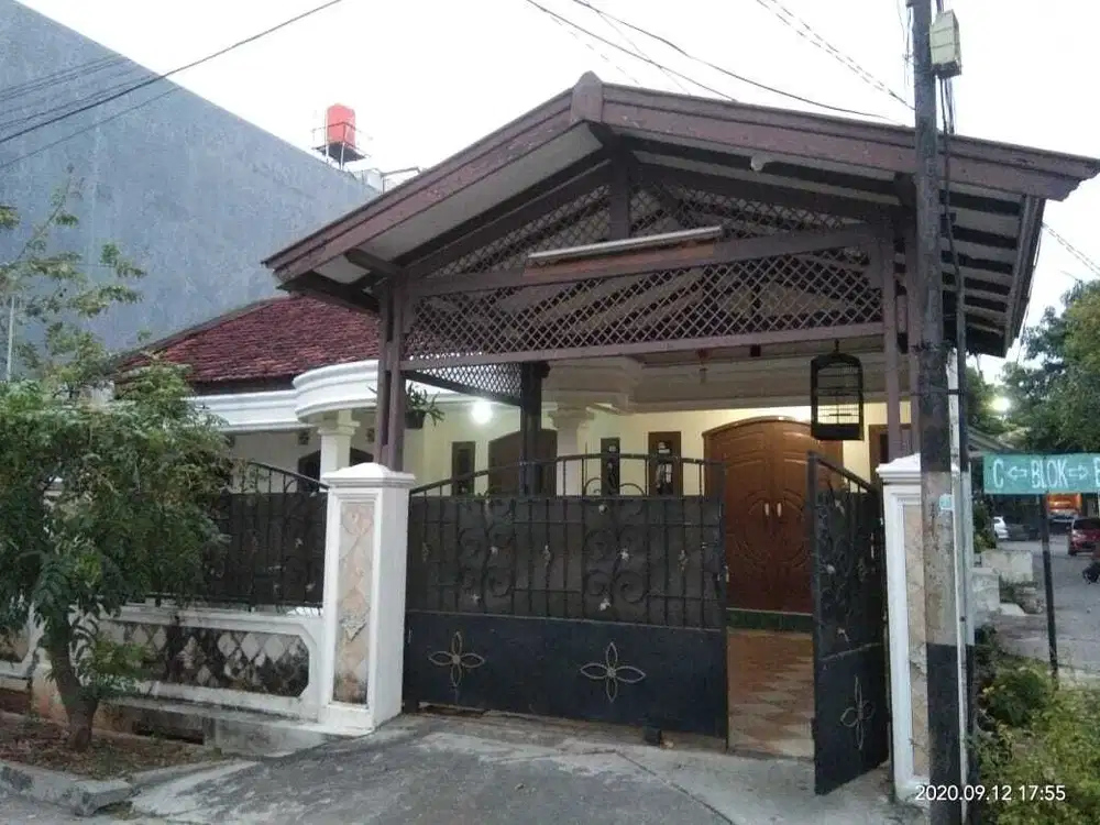 S636 Rumah Lama Hitung Tanah 122 m2 di Rawamangun Jakarta Timur