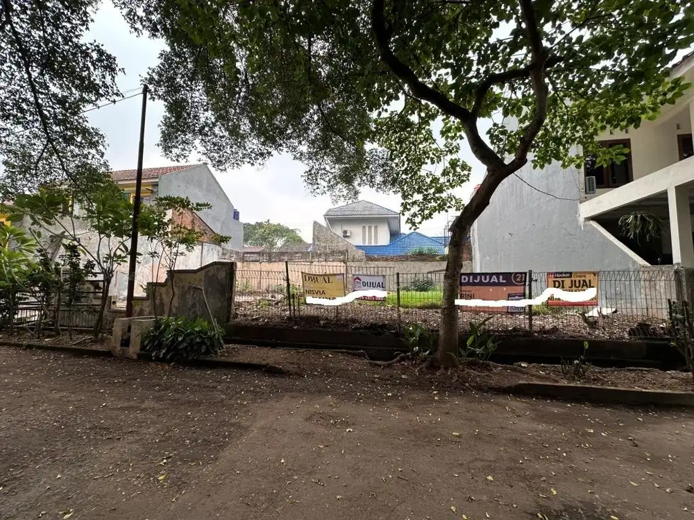 Tanah Luas 144 M2 (10x15) Dekat Tol di Komp Wisma Cakra Cinere