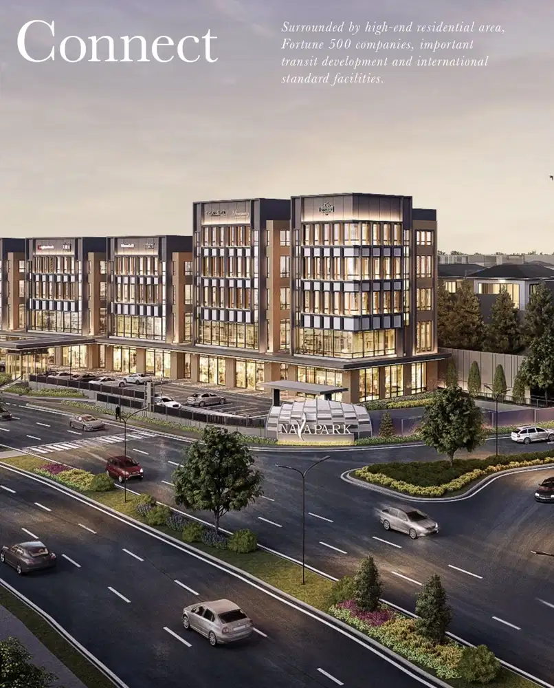 Ready Ruko Premium Baru North Point Two Nava Park