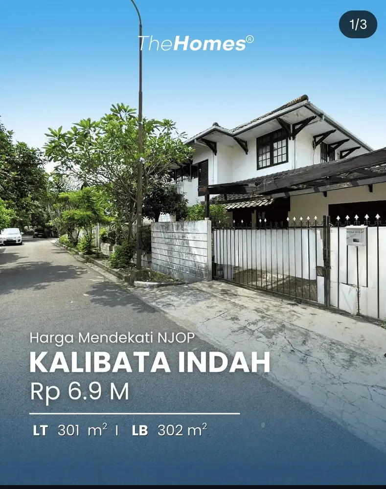 Rumah Siap Huni  Dalam Komplek Elite, One Gate System di Kalibata