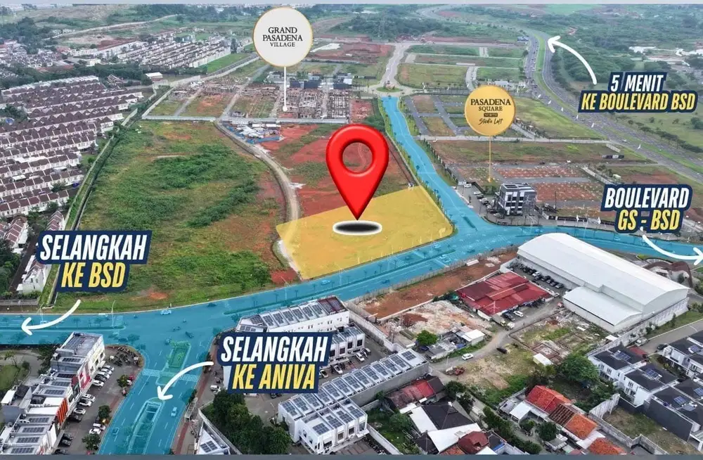 Ruko Baru Studio Aniva Loft 2 Muka Tunai Bertahap Gading Serpong