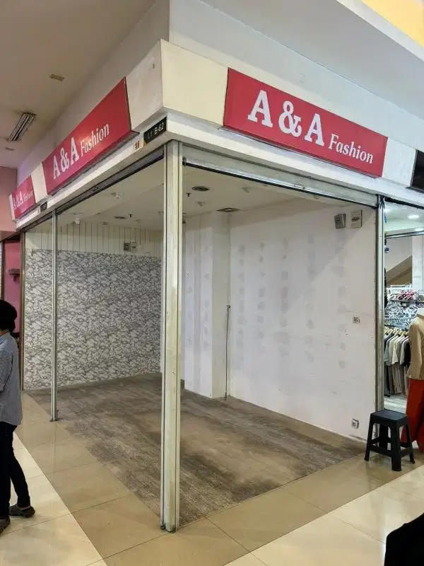 Tangerang Tangcity Mall kios sewa kios baju tas sepatu