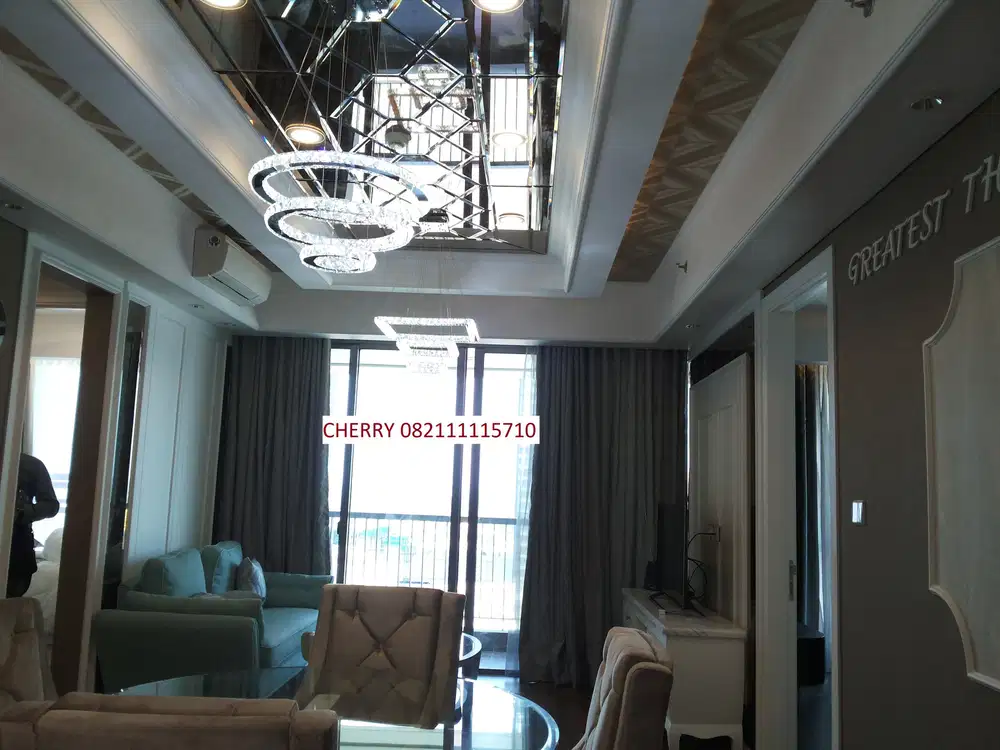 New Royal Tower lantai 21 Full Furnished TERMURAH (2 kamar) St Moritz Puri indah