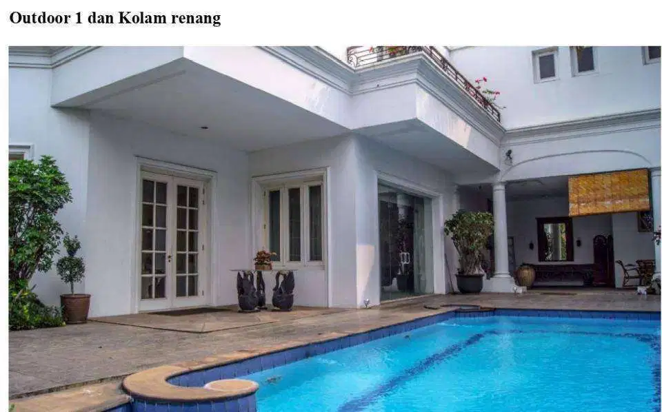 Disewa Rumah Cantik Luas 700 m2 di Karang Asem, Kuningan Jaksel