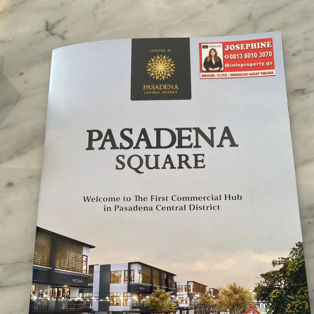 dijual ruko 3 lantai pasadena square gading serpong