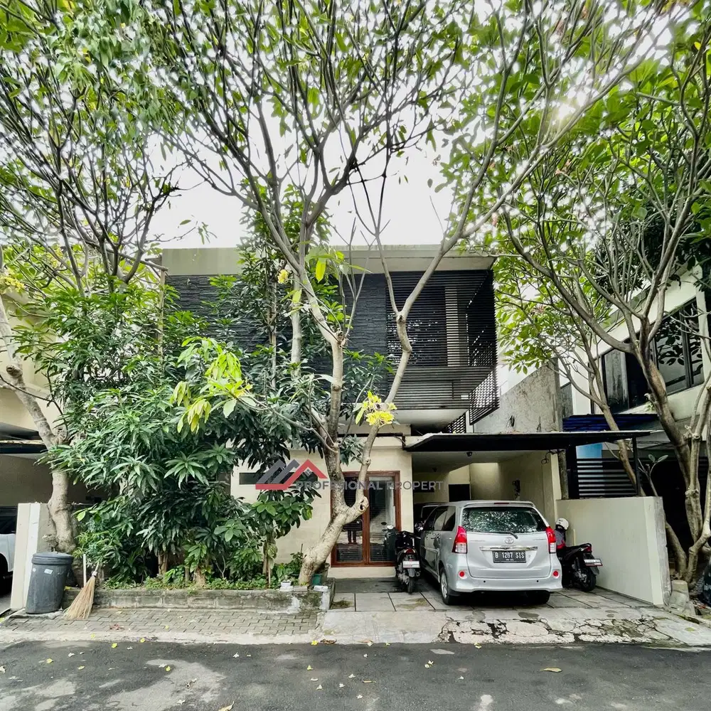 Rumah Modern Minimalis Dalam Town House Dekat MRT H Nawi
