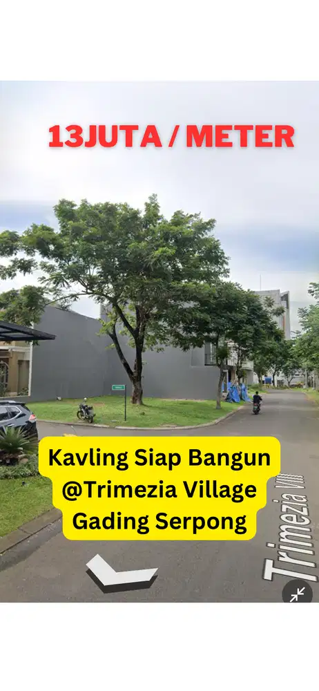 Dijual Kavling Siap Bangun Gading Serpong Tangerang