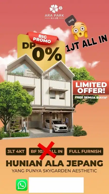 Rumah full furnish di pamulang tangerang selatan