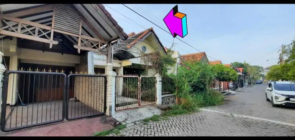 ‼️RUMAH HITUNG TANAH‼️ PERUMAHAN WISMA MUKTI KLAMPIS. Row 3 MOBIL