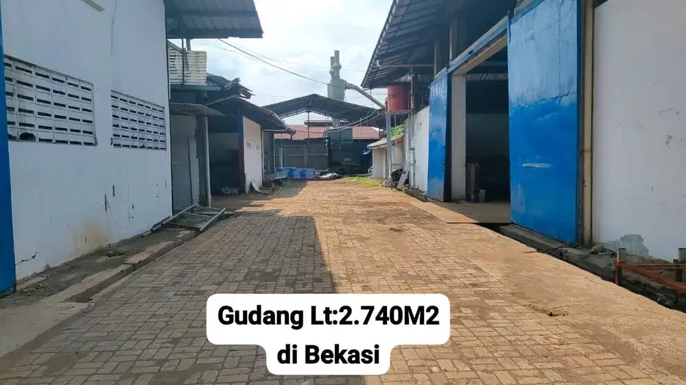 Dijual Cepat Gudang siap pakai di Karang Satria Tambun Bekasi