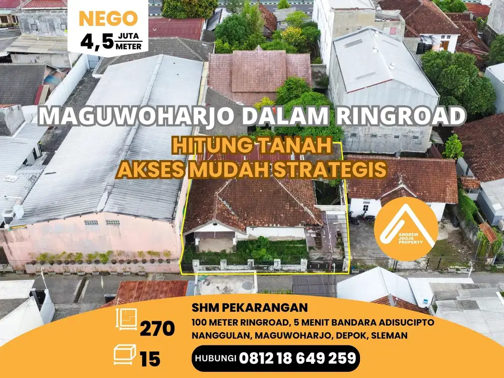 Tanah Dalam Ringroad Maguwoharjo Depok Sleman Lokasi Strategis