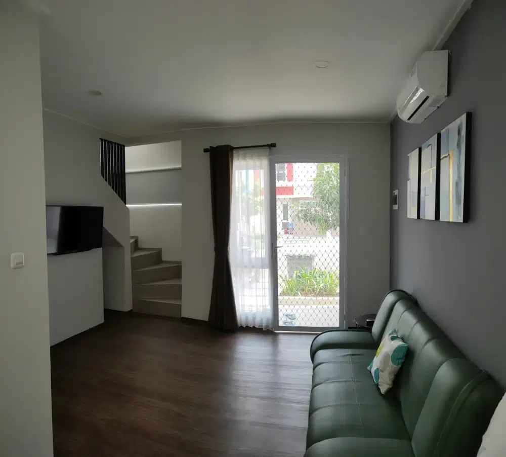 DIJUAL RUMAH  CLUSTER MARTINEZ FULL FURNISH