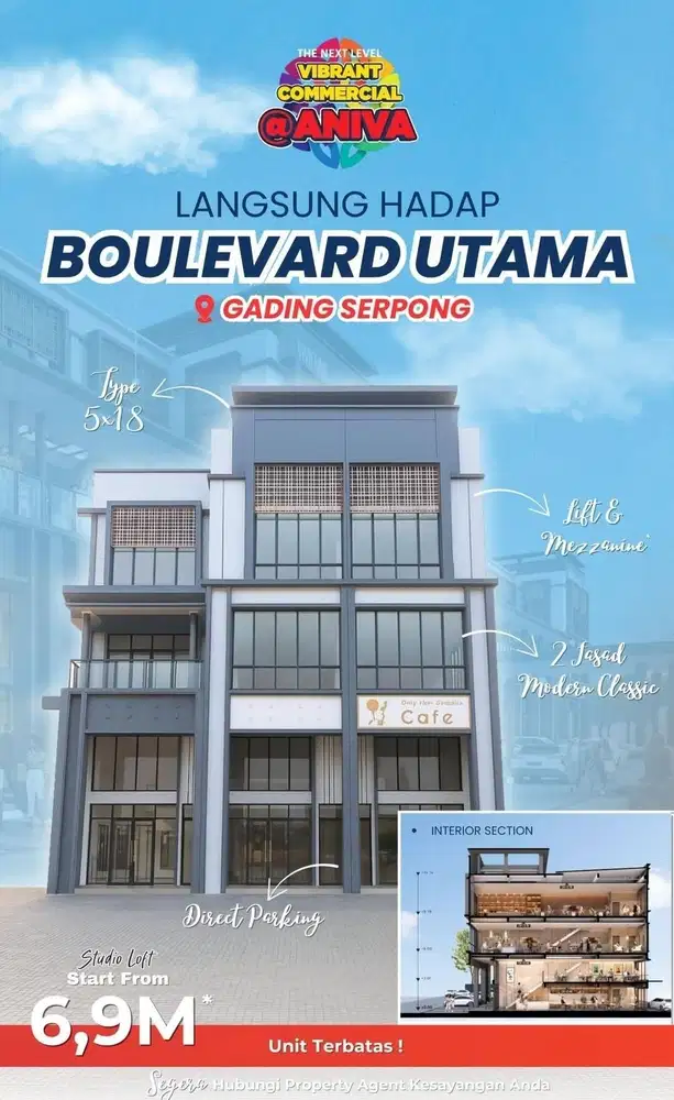 LAUNCHING NOW NEW STUDIO LOFT ANIVA NEW PHASE Pasadena Central Distrik