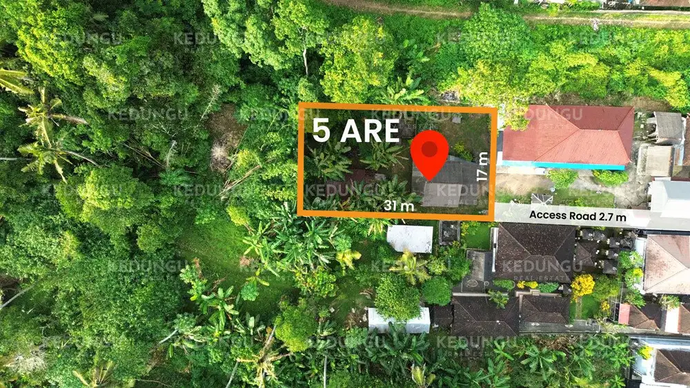 5-Are Leasehold Land in Kedungu – Serene Retreat Near the Beach