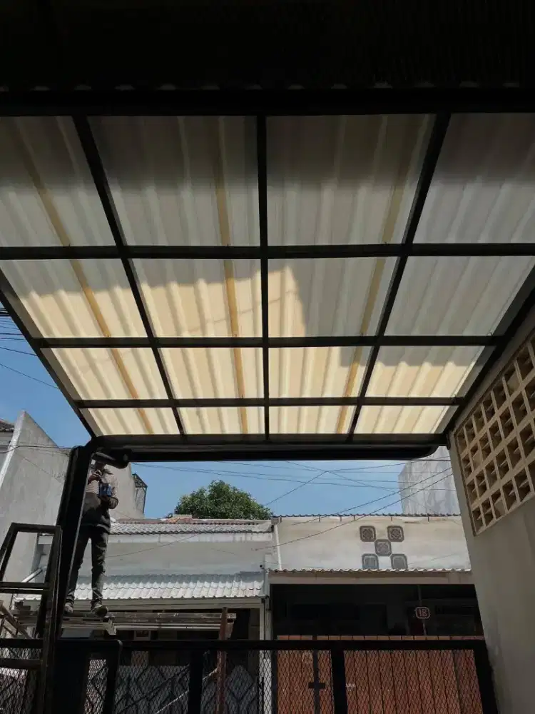 Kanopi atap alderon rs