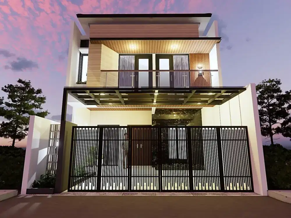 Rumah Mewah Kontemporer Proses Pembangunan Jl. Palagan Tentara Pelajar