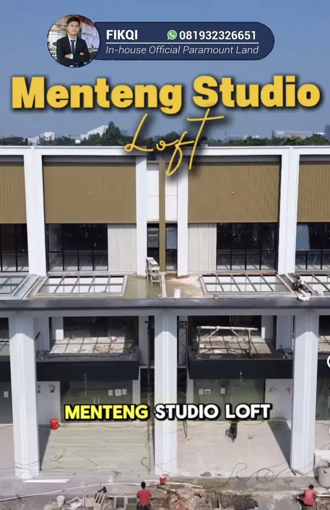 Menteng Studio Loft 6x20 Ready Stock, Siap Pakai untuk Kantor & Usaha