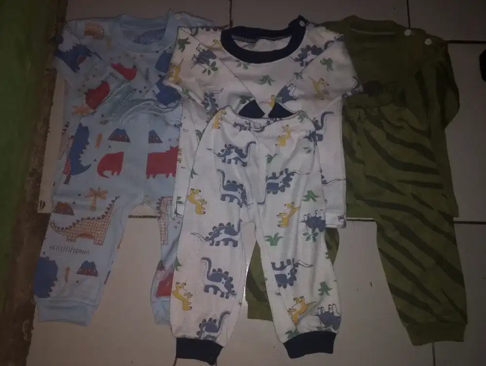 Baju tidur anak laki laki usia 6bulan-1tahun