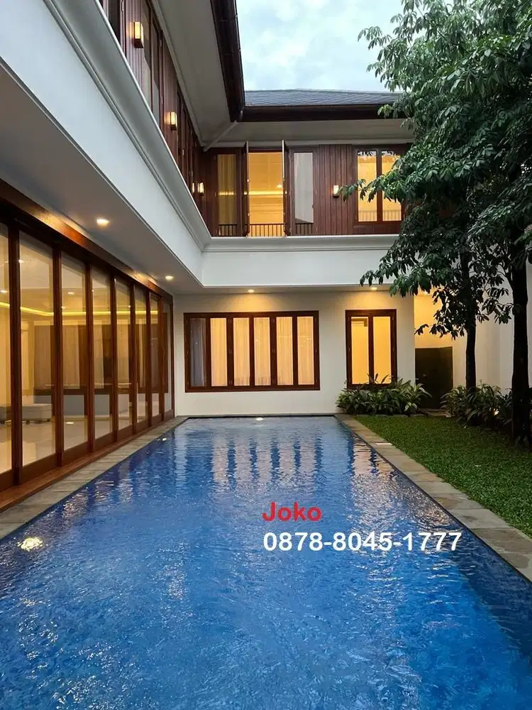 The New Tropical Luxury House With Lift & Pool At Kemang Dalam, Kemang