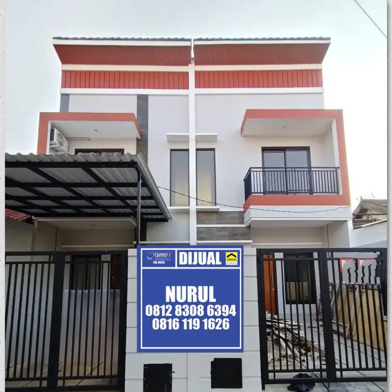 Jual Cepat Rumah Baru 2Lantai Di Permata Pamulang, Setu - Tangsel
