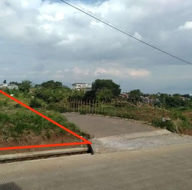 KAVLING SIAP BANGUN HOOK PINGGIR JALAN DESA CILENGKRANG 1 KODYA