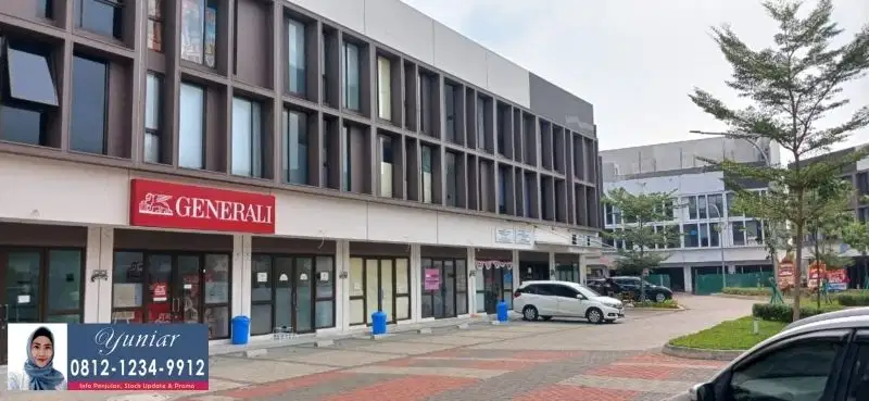 RUKO 3 LANTAI  di BSD READY  , TANPA DP , FREE BIAYA2 ,SIAP BUKA USAHA