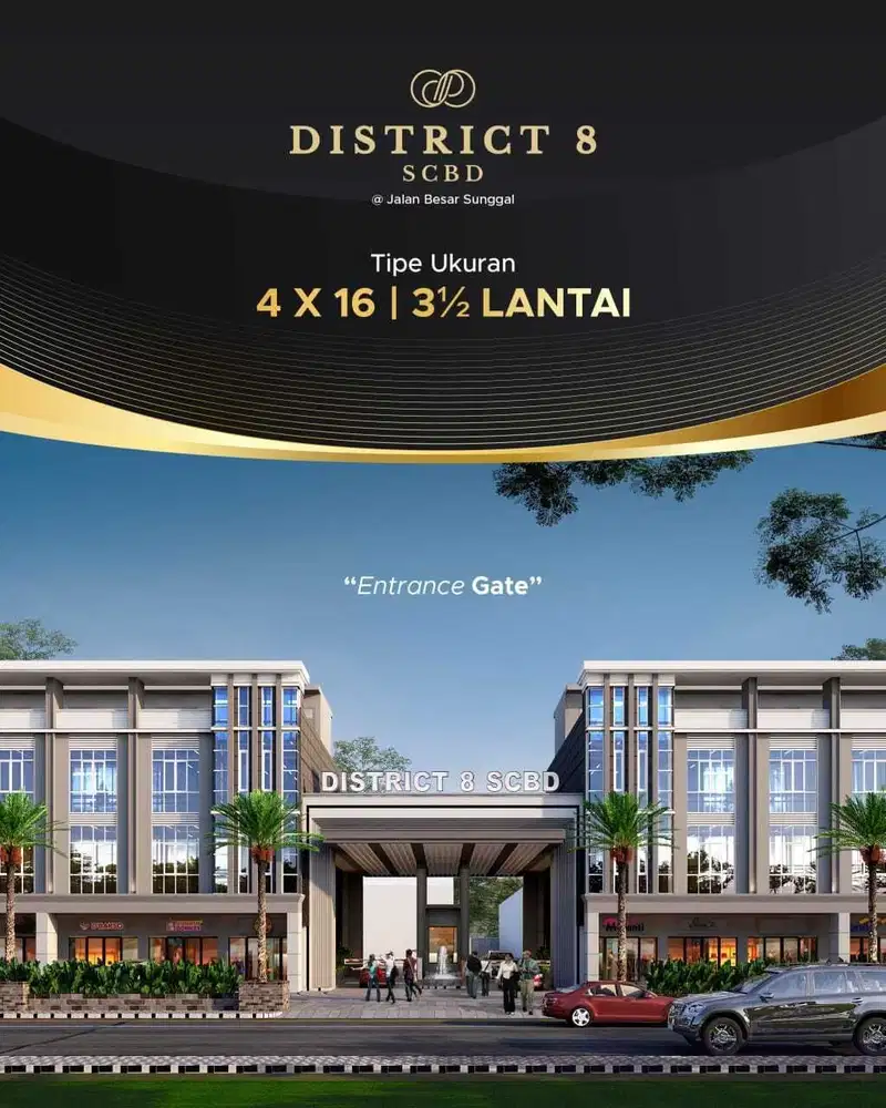 Ruko di Komplek District 8 SCBD ( Sunggal )