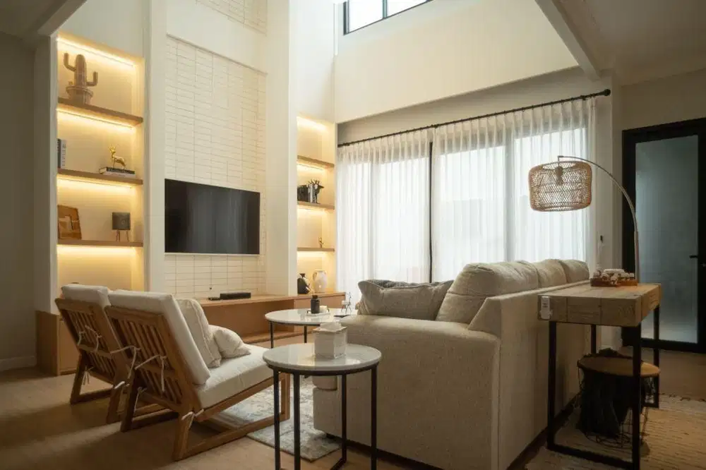 bagus full furnish! rumah di bsd city, cosmo the icon, rapi harga nego