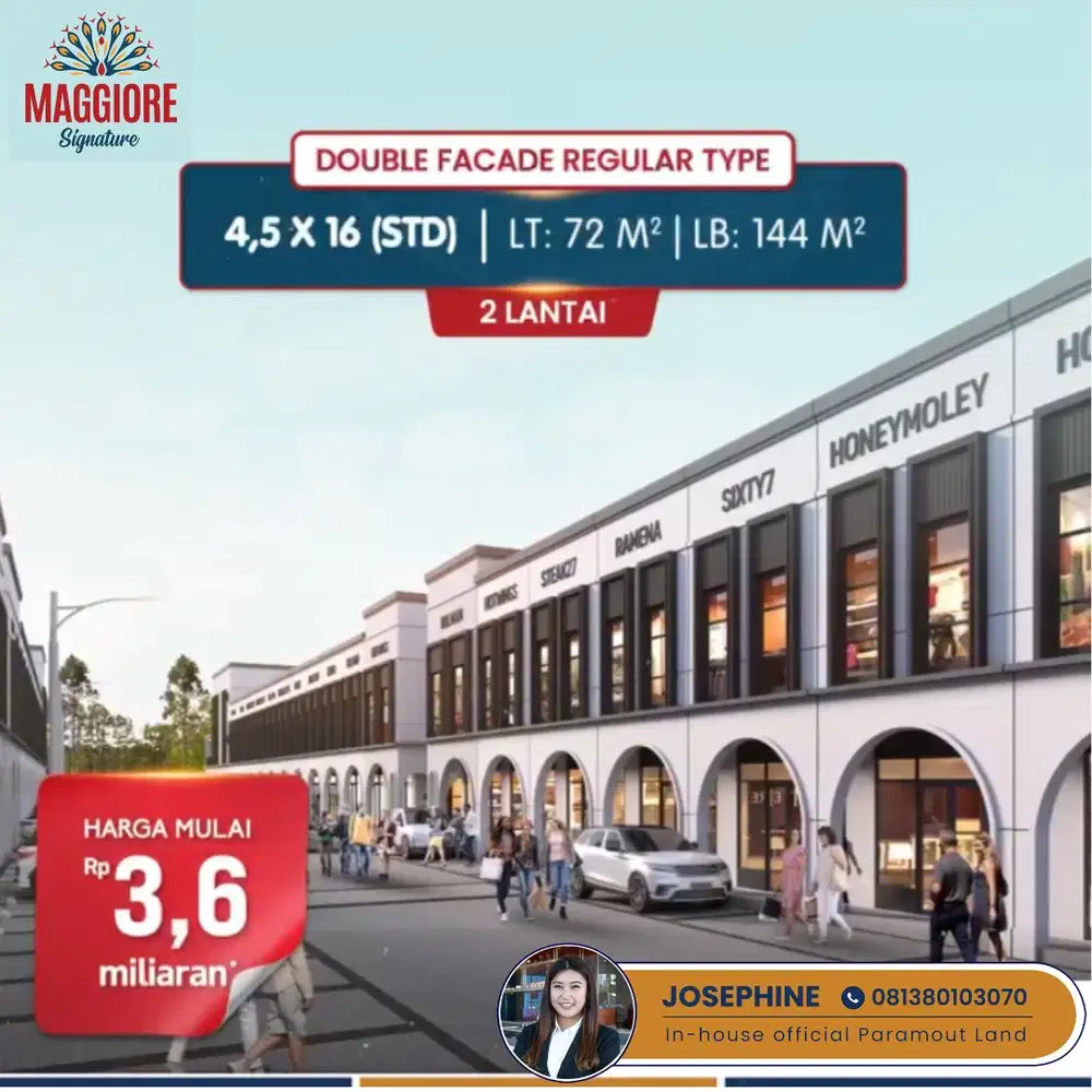 Dijual Ruko Maggiore Signature Gading Serpong Konsep Unik Terbaru