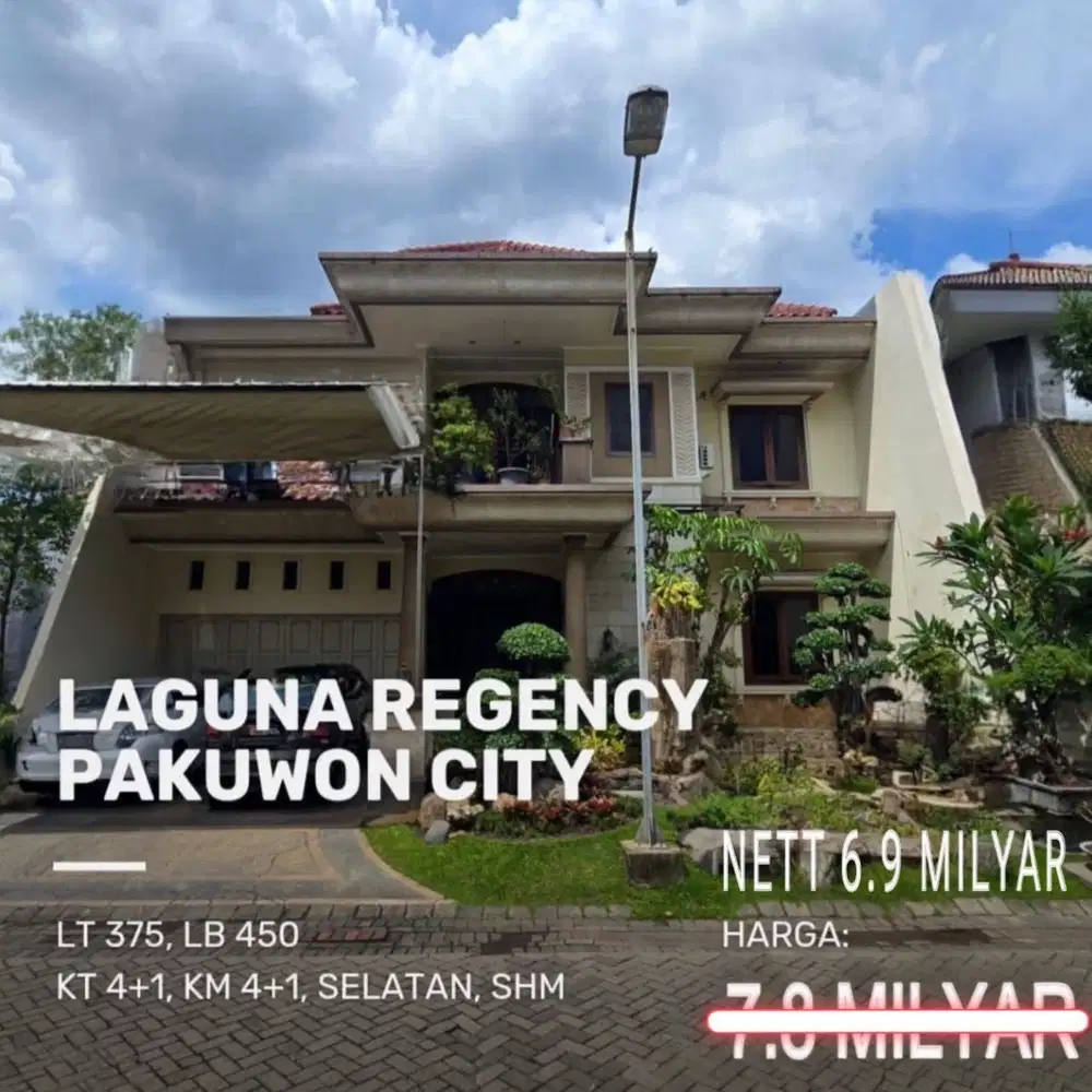 Laguna regency pakuwon city 2lt siap huni
