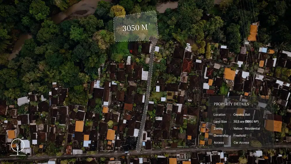 3,050 m² Land with Rare Large Plot Opportunity in Cepaka