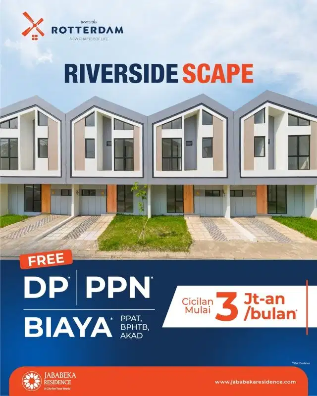 Cluster Rotterdam Ready Siap huni FREE PPN