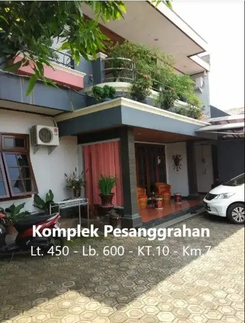 Jk340.Rumah Besar di Komplek dkt Kampus Mustopo, Pesanggrahan Jaksel