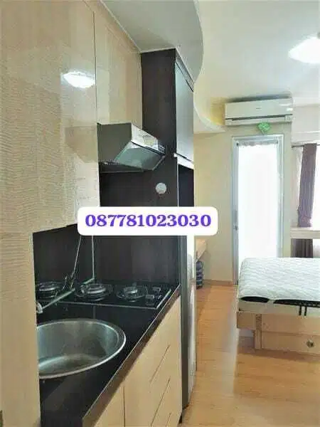 Sewa Studio Furnish Apartemen Greenbay Pluit Jakarta utara green bay