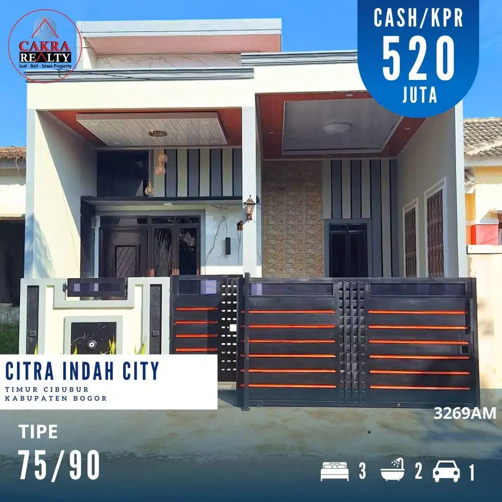 Cari rumah siap huni yang nyaman dan strategis di Citra Indah City