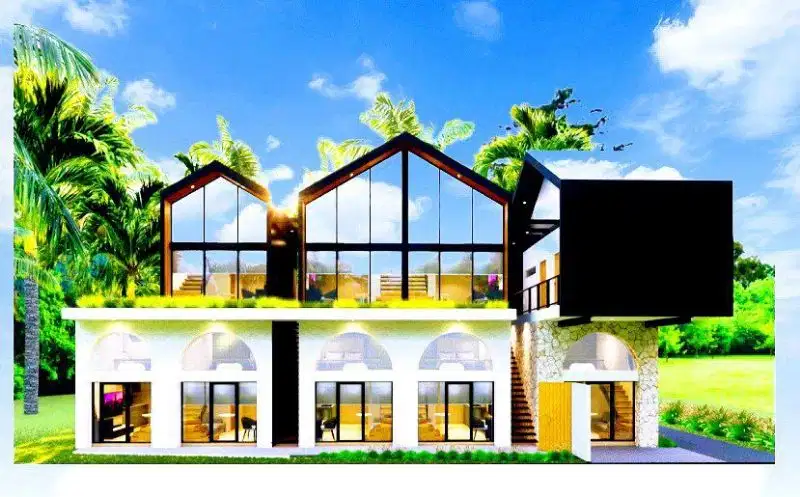 kost desain unik type mezzanine di belakang kampus UNS solo