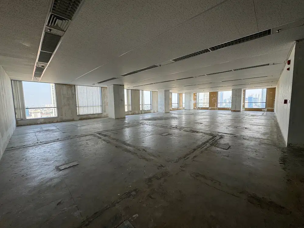 Sewa Ruang Kantor di Menara Thamrin Bare 508m2-1273m2 Jakarta Pusat