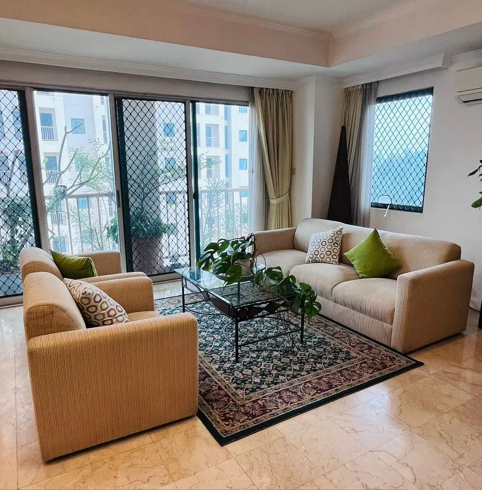 Rent Apt Bukit Golf Pondok Indah with 3 bedrooms and furnished