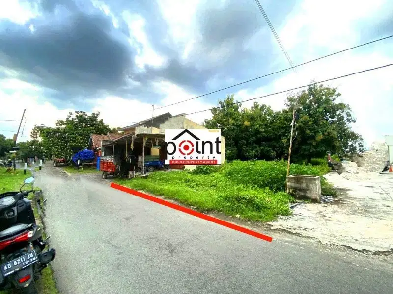 tanah kavling di jalan menco gonilan dekat kampus UMS
