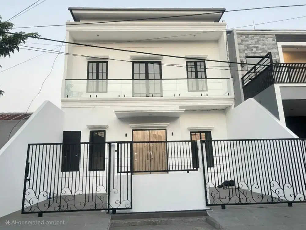 Baru Gress! Babatan Pantai 2 lantai