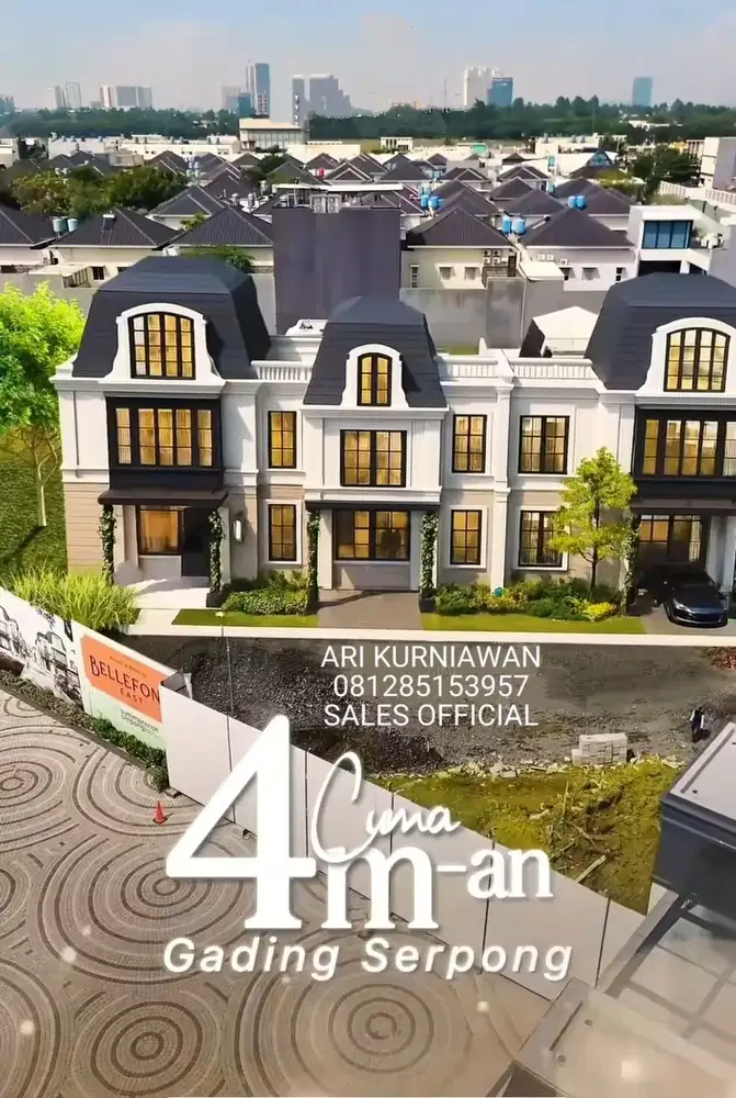 Bellefont East Ala Paris (ada Lift Lebar 12) Harga Launching serpong!